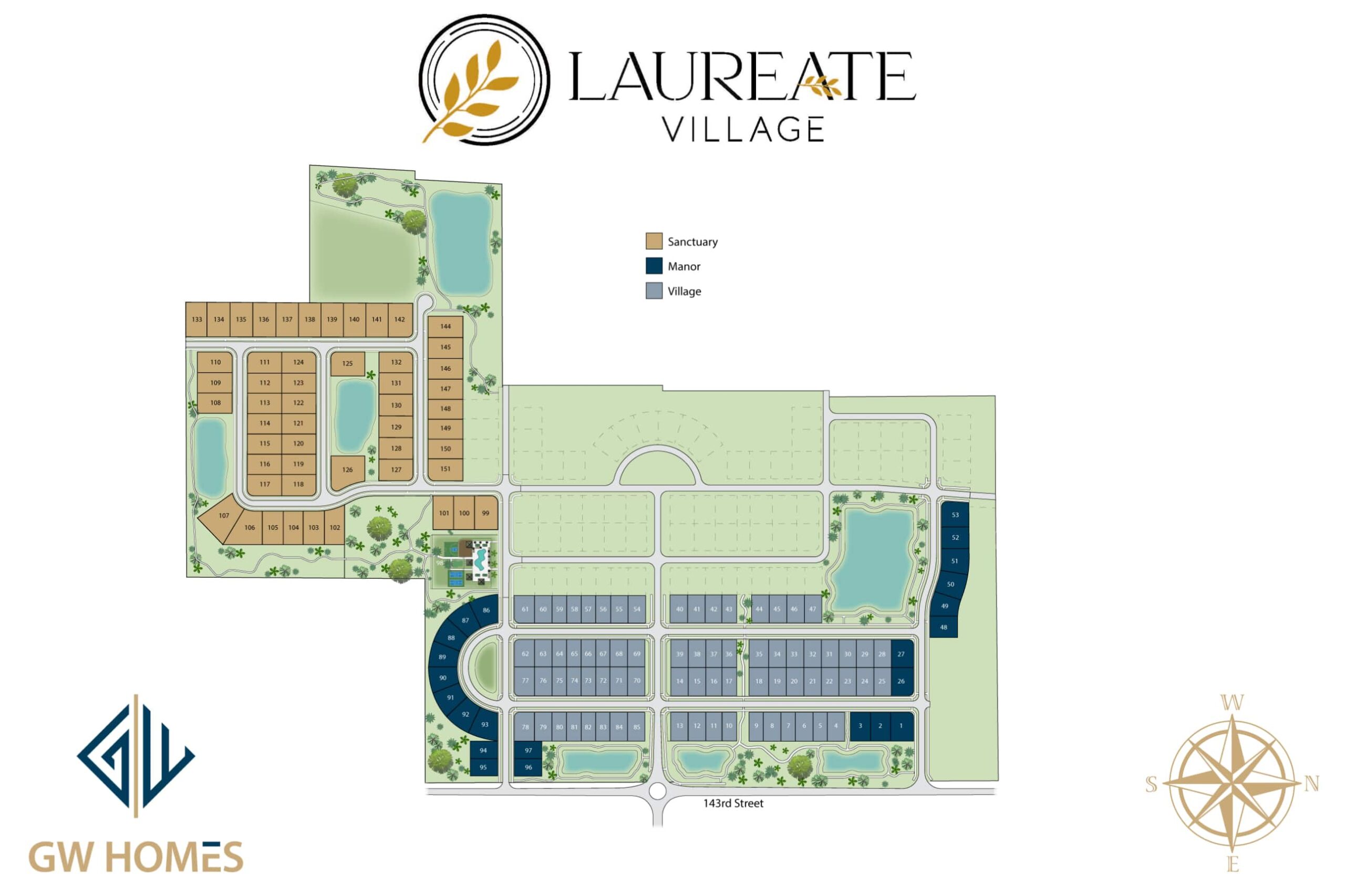 Updated Laureate Village Site Map